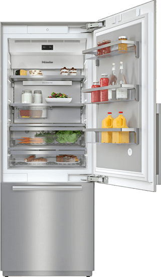 KF 2801 SF 30" MasterCool bottom mount fridge freezer